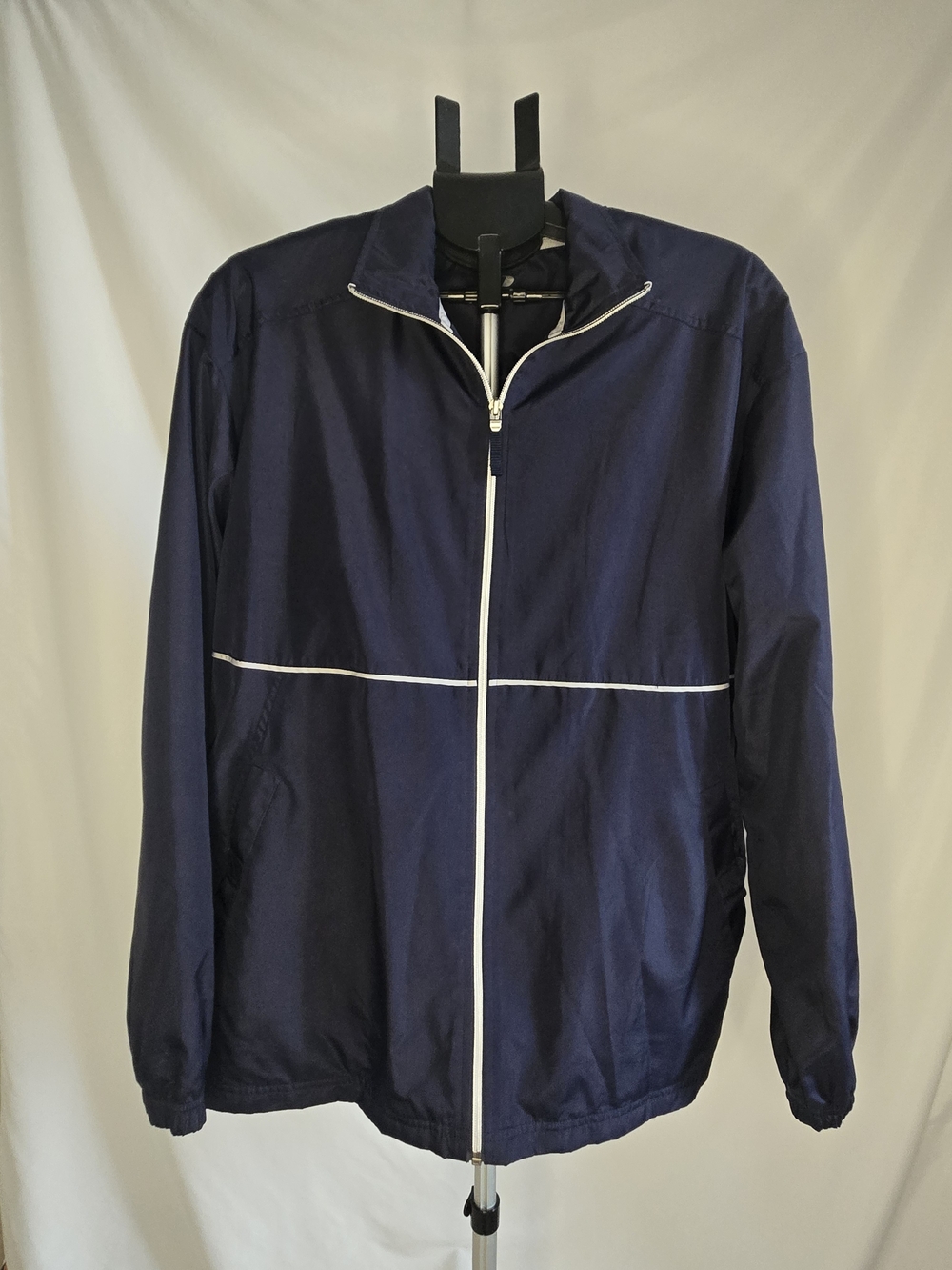 Prospirit Navy Windbreaker Jacket with White Trim Medium